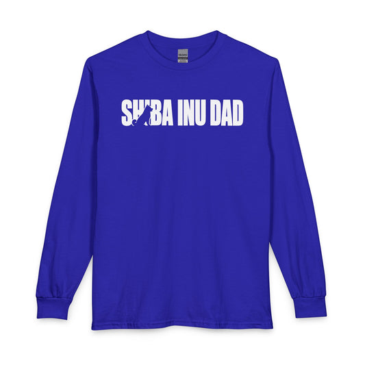 Shiba Inu Dad Long Sleeve Royal
