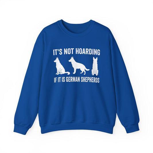 Hoarding German Shepherds Crewneck Sweatshirt Royal