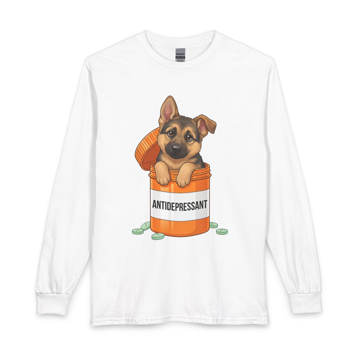 German Shepherd Antidepressant Long Sleeve
