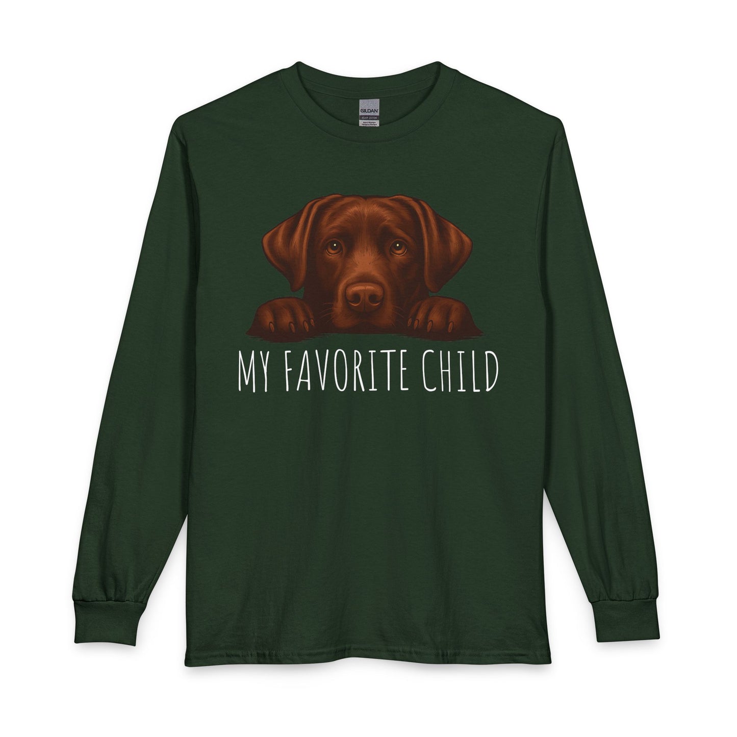 Chocolate Labrador Favorite Child Long Sleeve