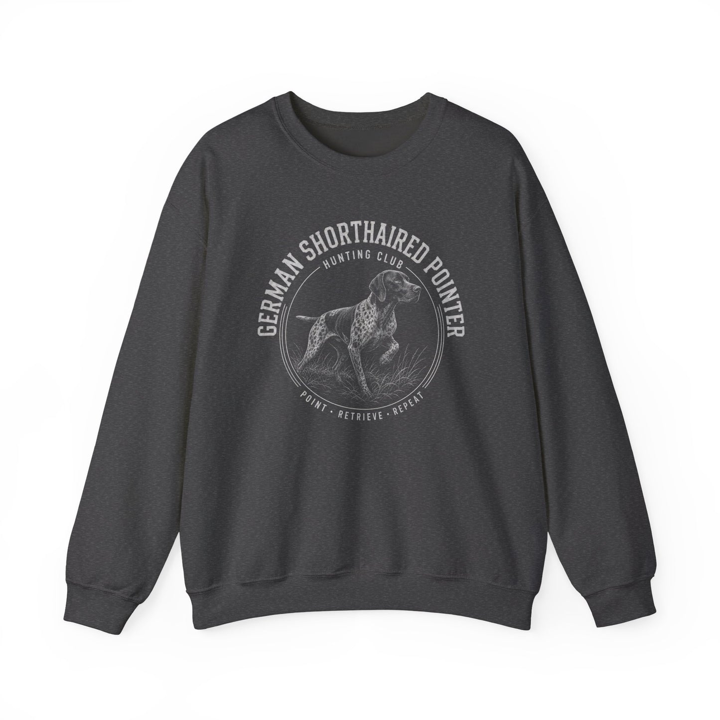 German Shorthaired Pointer Hunting Club Crewneck Sweatshirt