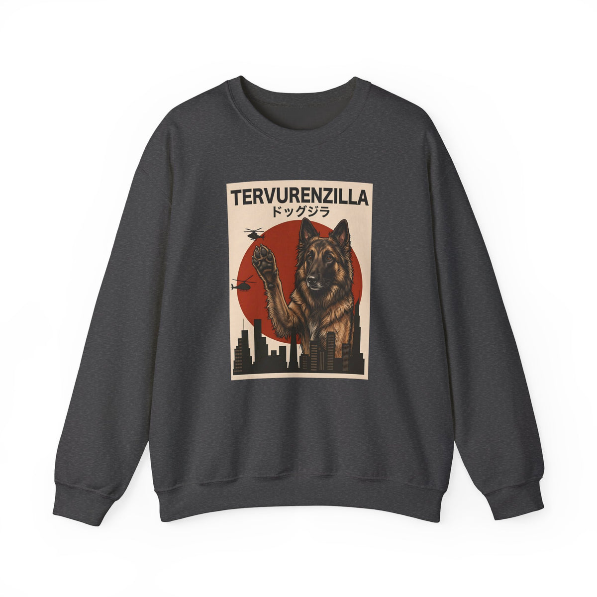 Belgian Tervuren Tervurenzilla Crewneck Sweatshirt