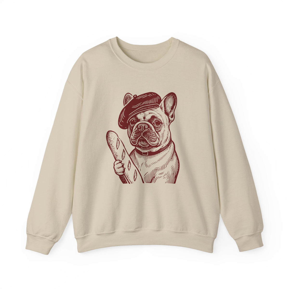 French Bulldog Crewneck Sweatshirt Sand