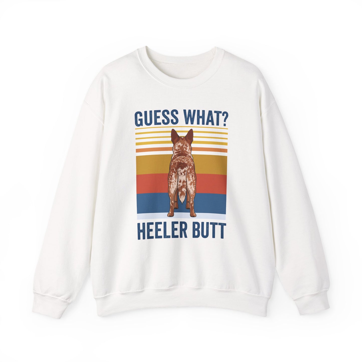 Red Heeler Butt Crewneck Sweatshirt