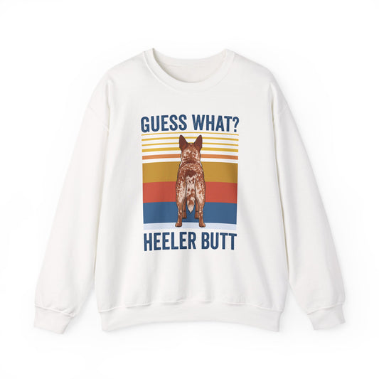 Red Heeler Butt Crewneck Sweatshirt