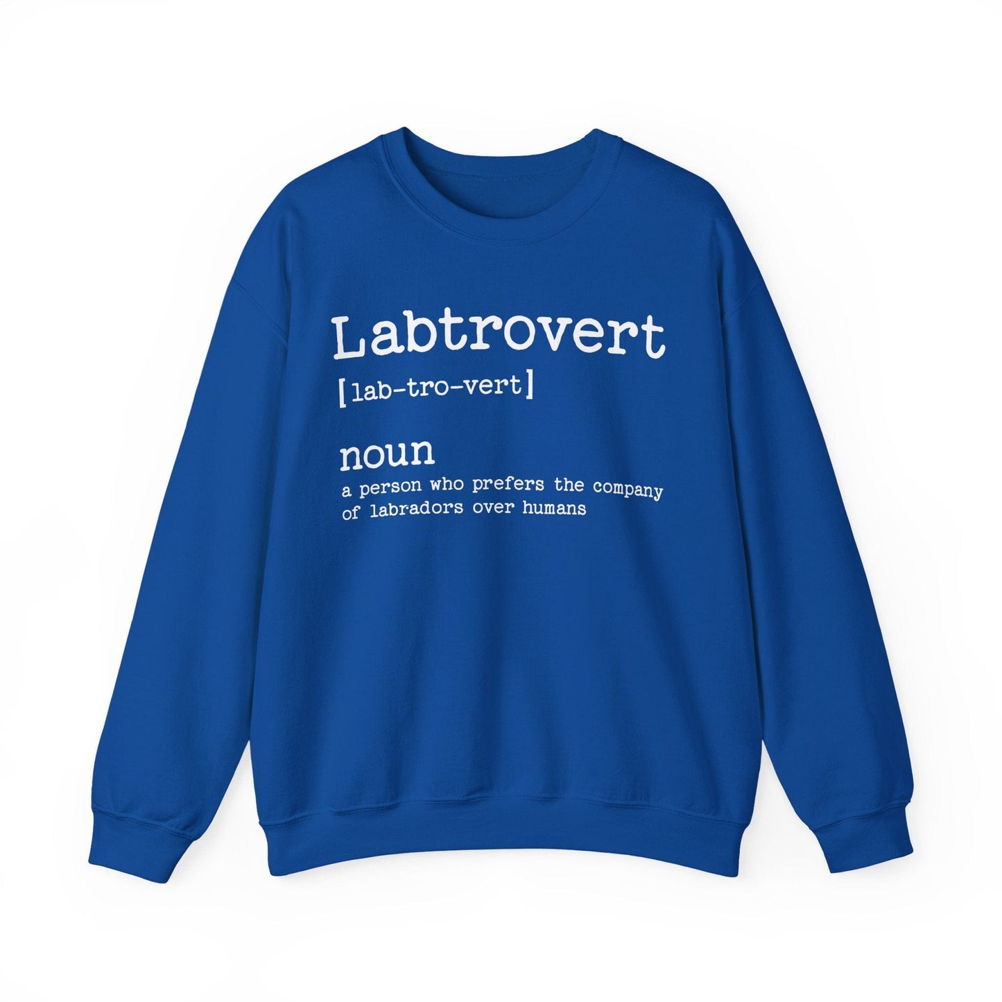 Labtrovert Crewneck Sweatshirt Royal
