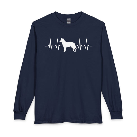Australian Cattle Dog Heartbeat Long Sleeve