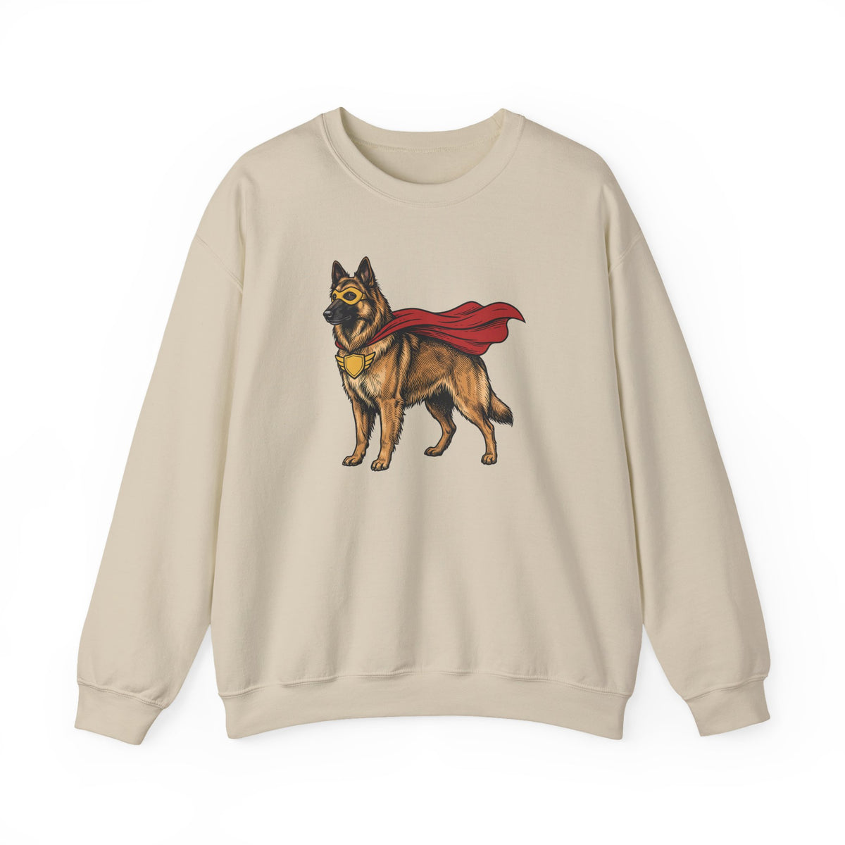 Belgian Tervuren Superhero Crewneck Sweatshirt