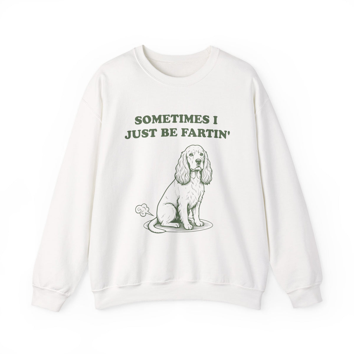 Cocker Spaniel Farts Crewneck Sweatshirt