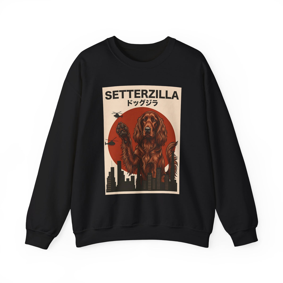 Irish Setter Setterzilla Crewneck Sweatshirt