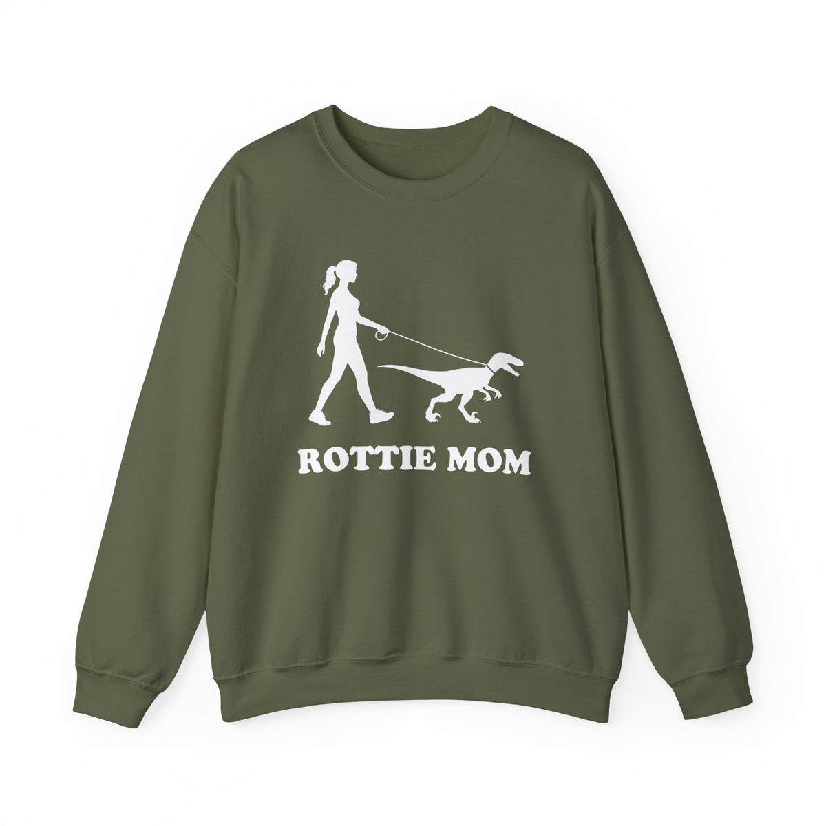 Rottweiler Mom Crewneck Sweatshirt