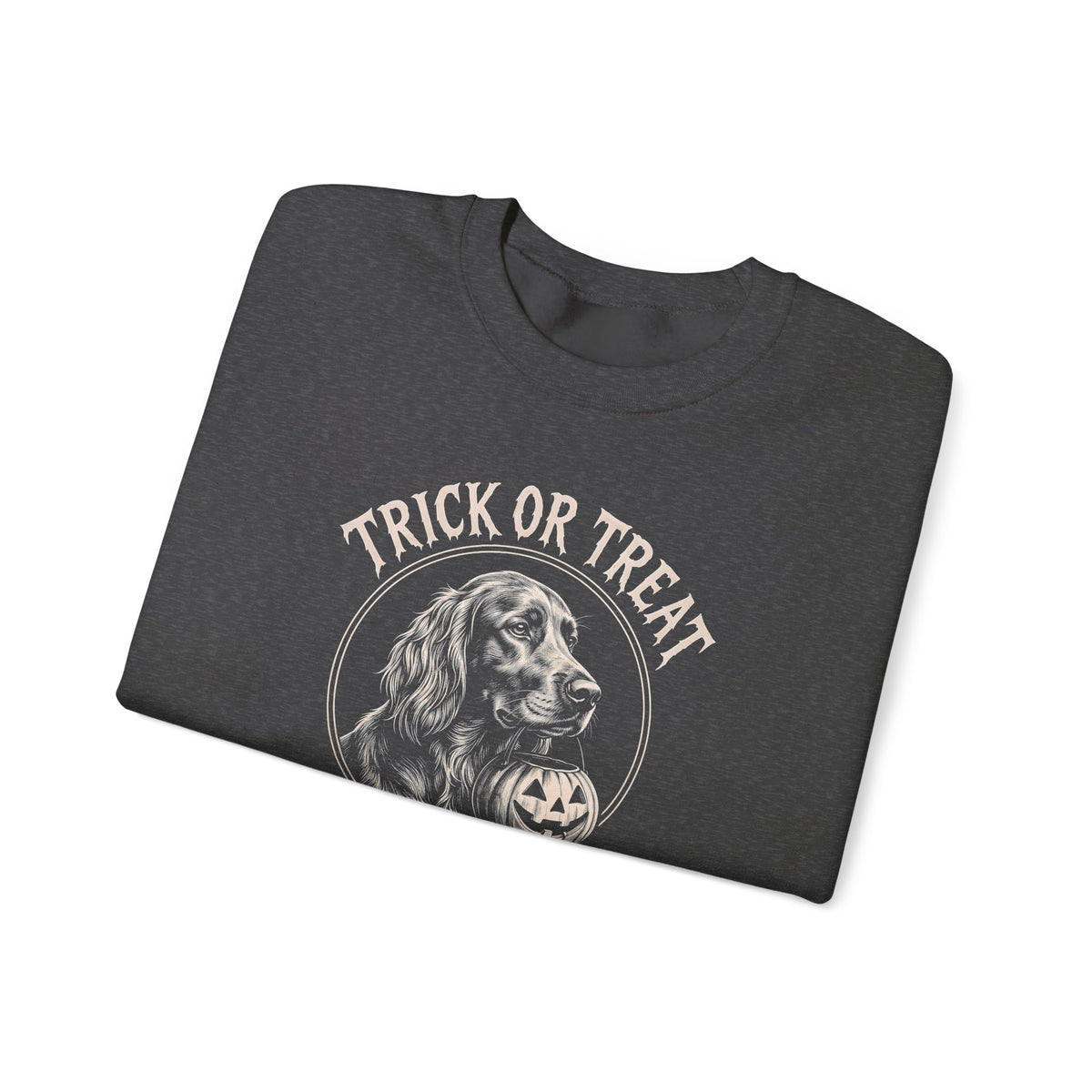 Irish Setter Trick Or Treat Crewneck Sweatshirt