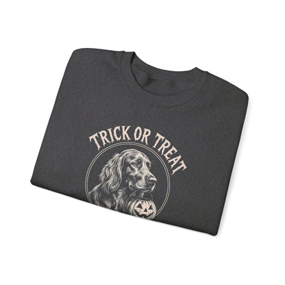 Irish Setter Trick Or Treat Crewneck Sweatshirt