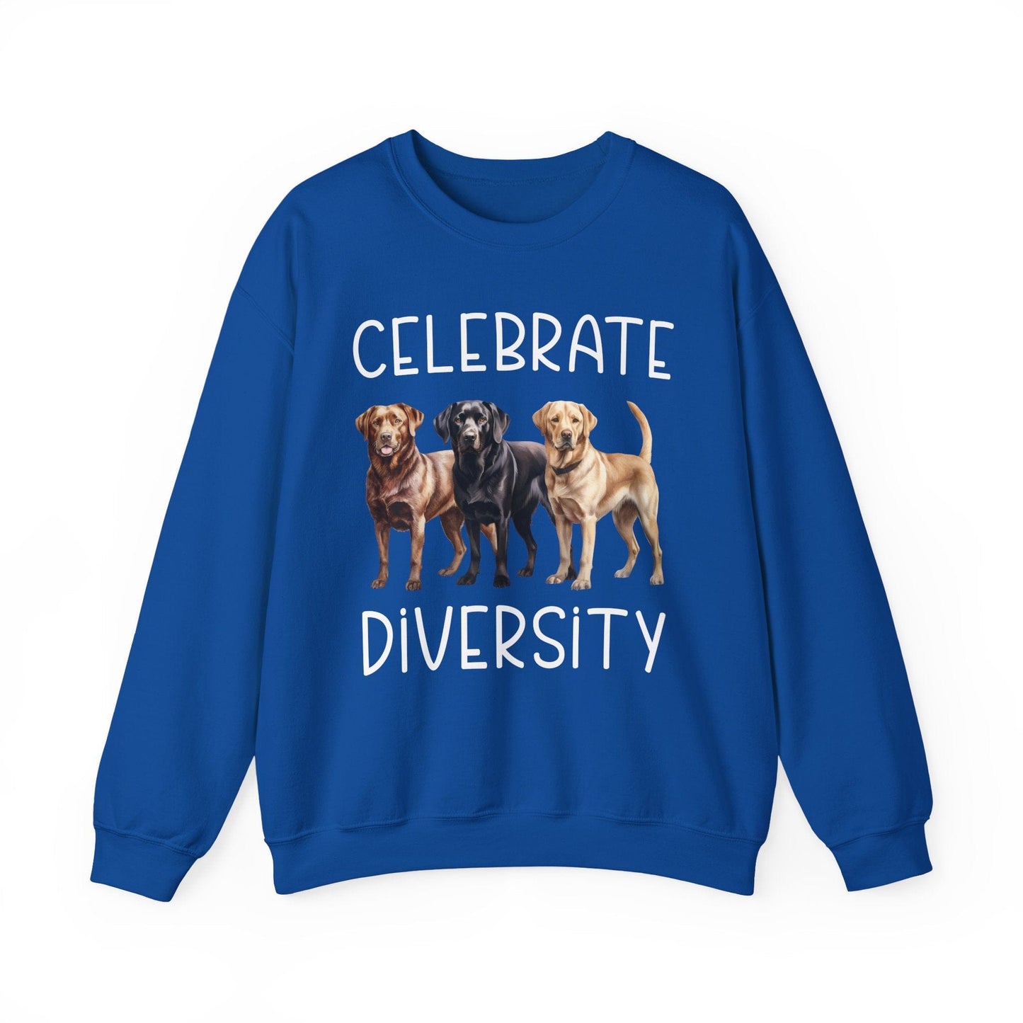 Celebrate Diversity Crewneck Sweatshirt Royal