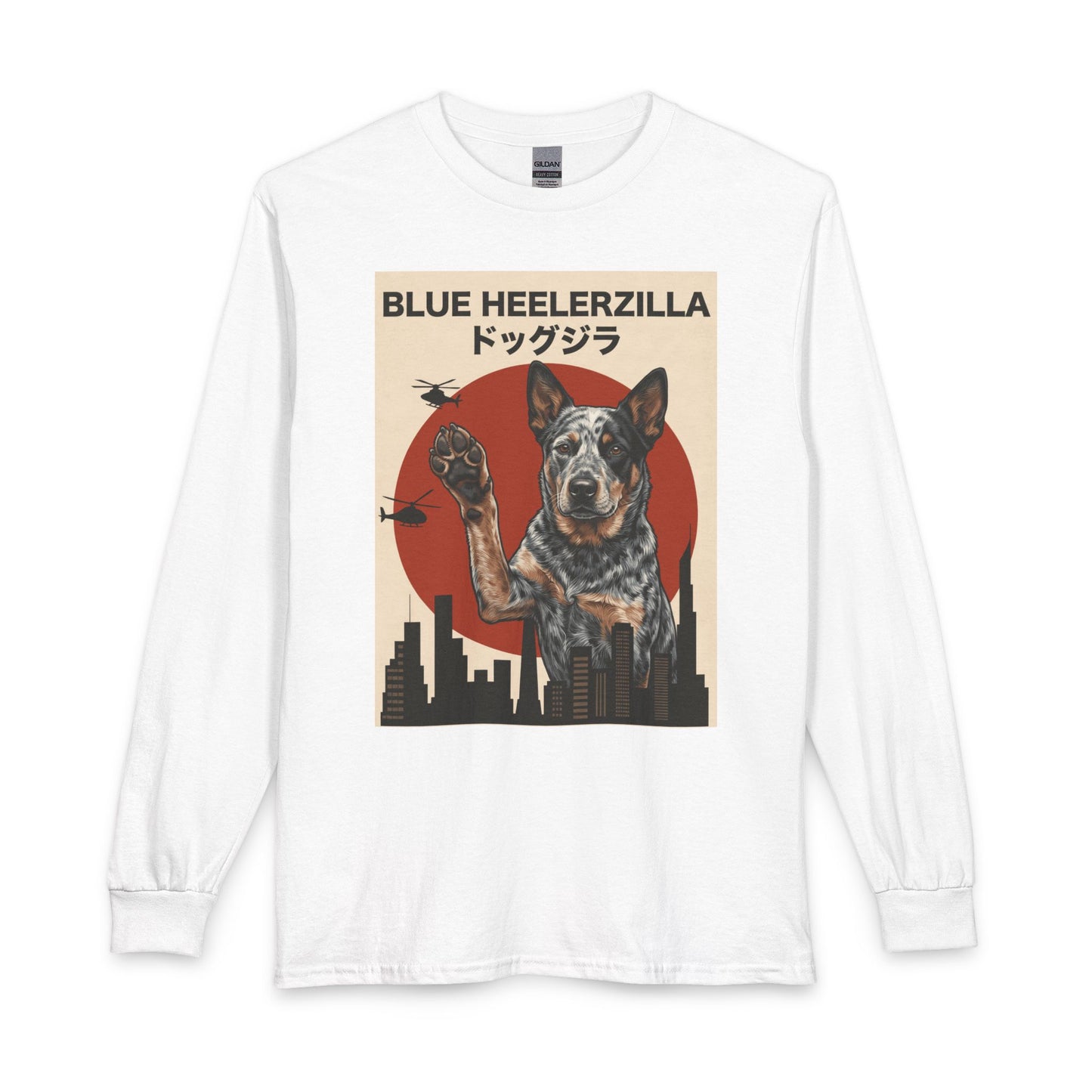 Blue Heeler Heelerzilla Long Sleeve