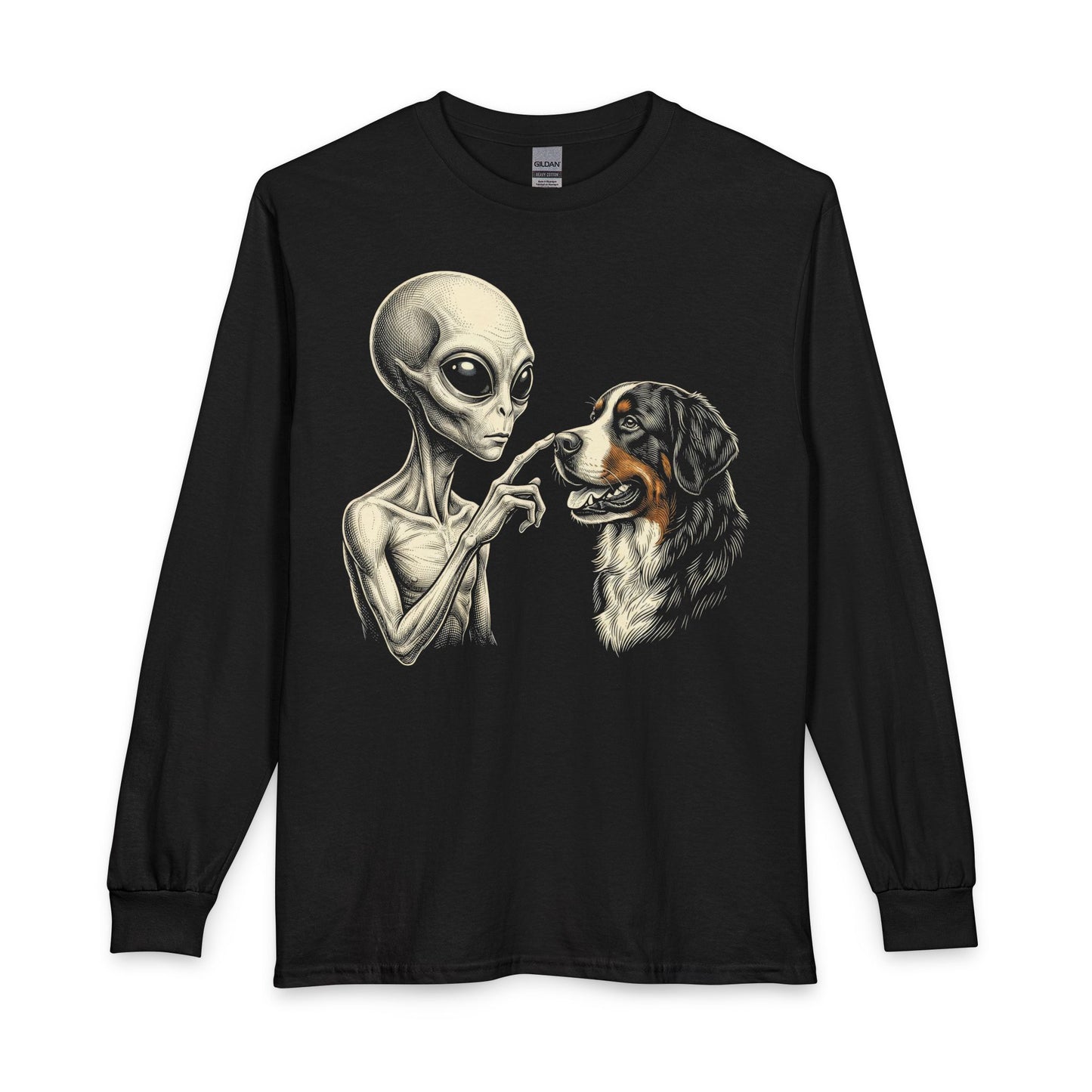 Alien & Bernese Mountain Dog Long Sleeve