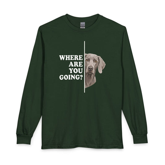 Weimaraner Following Long Sleeve