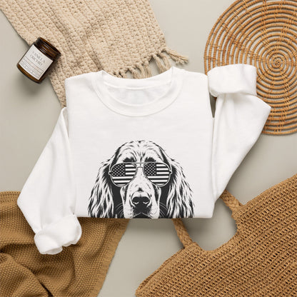 Irish Setter Flag Shades Crewneck Sweatshirt