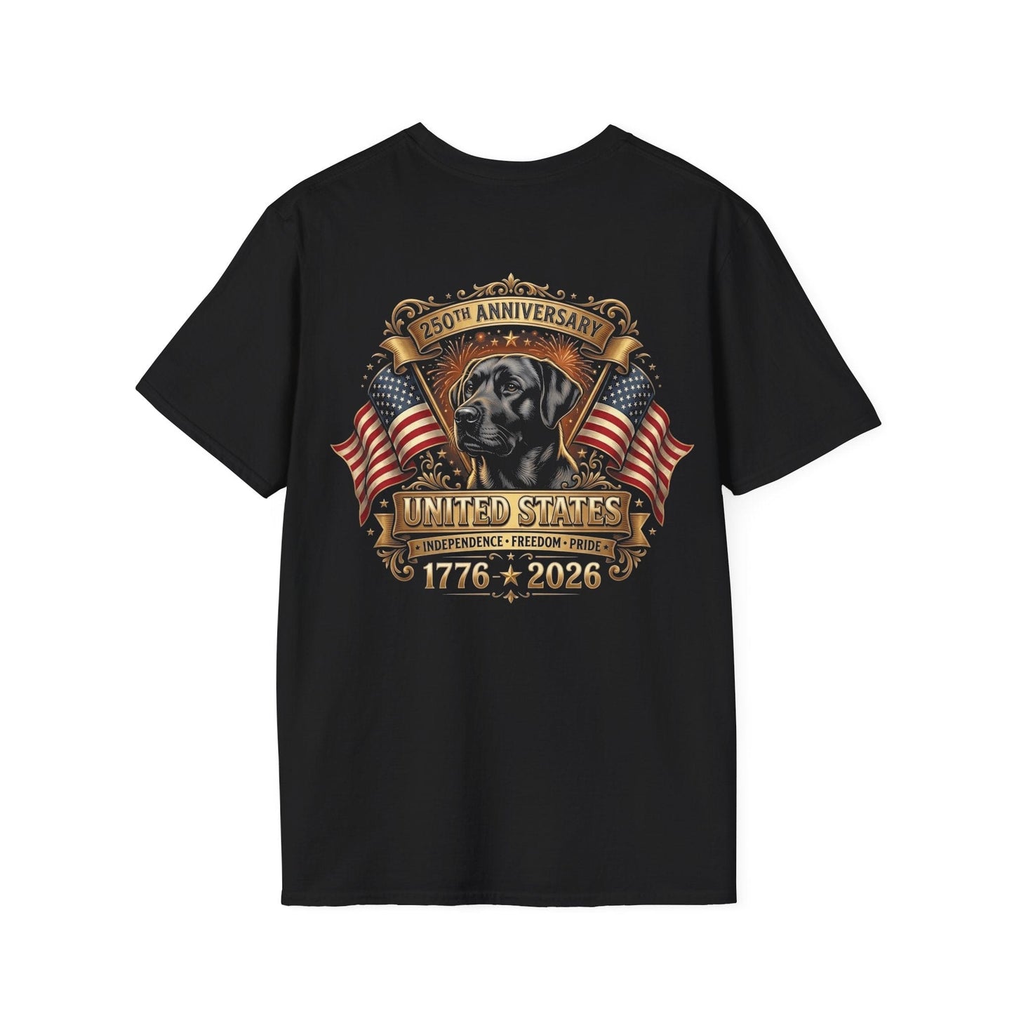 250 Years USA Black Lab (Backside) Black