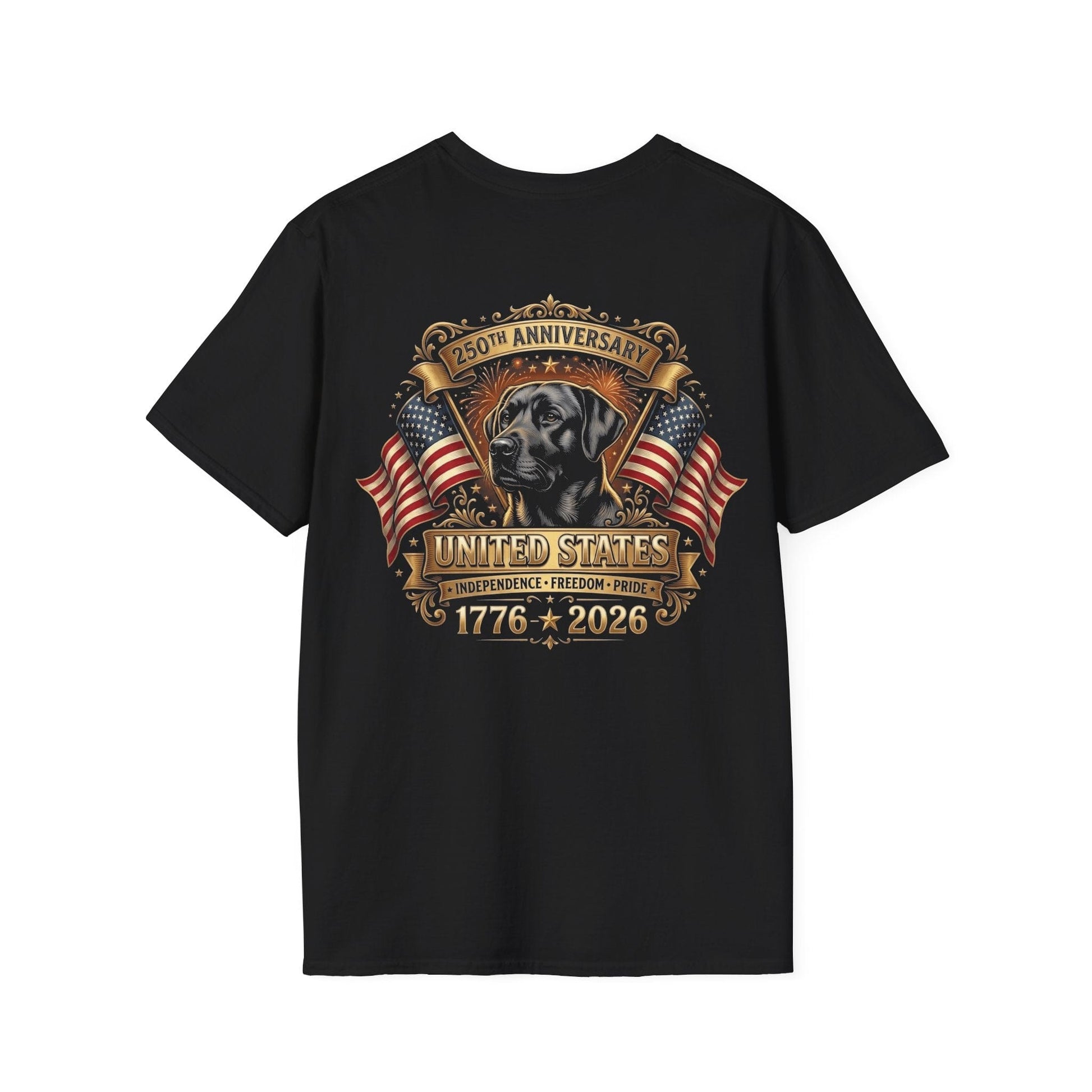 250 Years USA Black Lab (Backside) Black