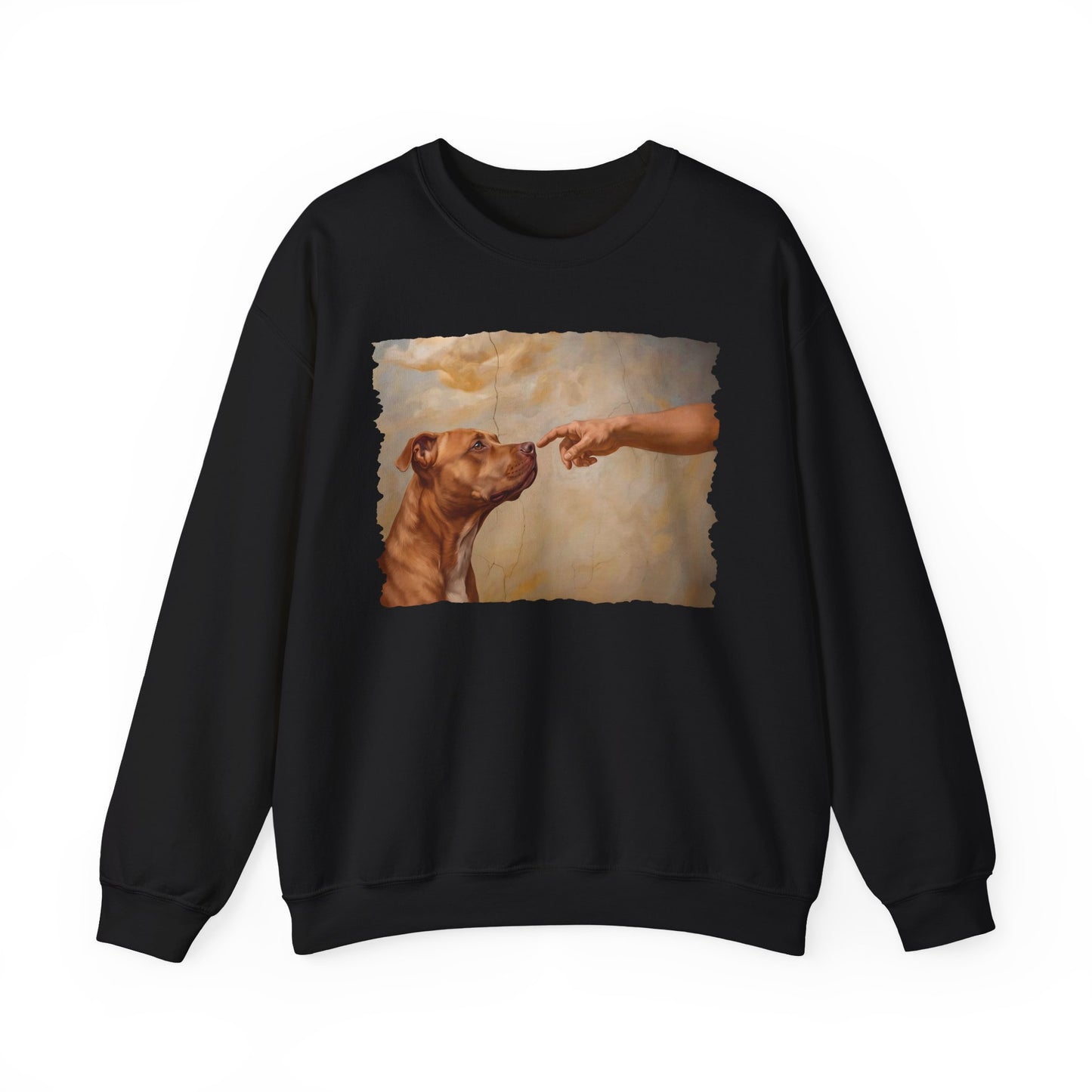 Pitbull Red Nose Creation Crewneck Sweatshirt