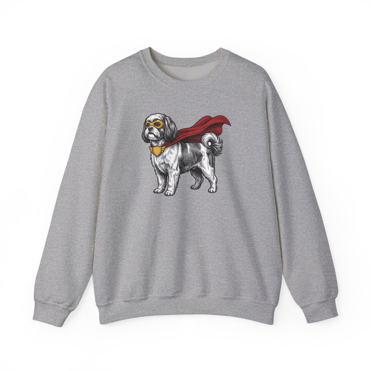 Shih Tzu Superhero Crewneck Sweatshirt