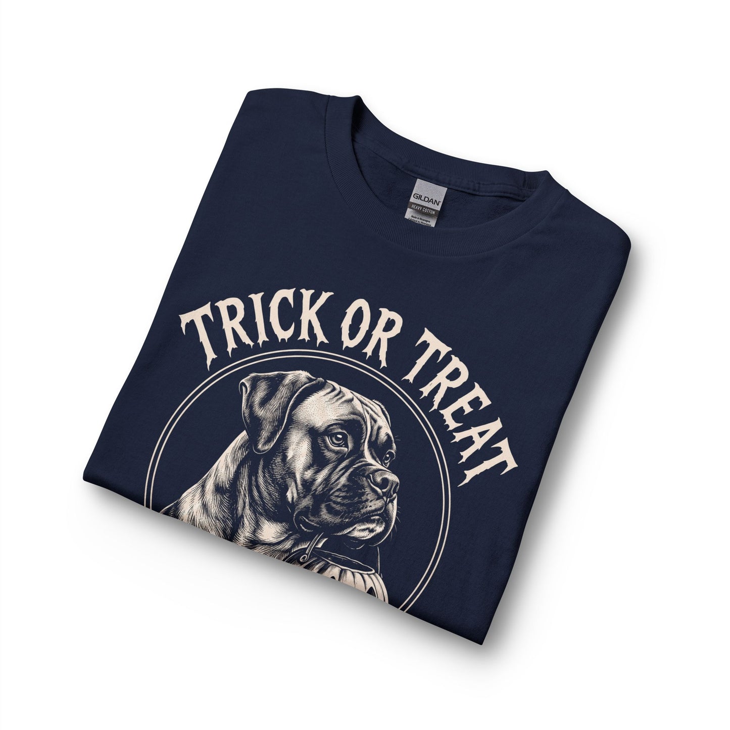 Boxer Trick or Treat Halloween Long Sleeve