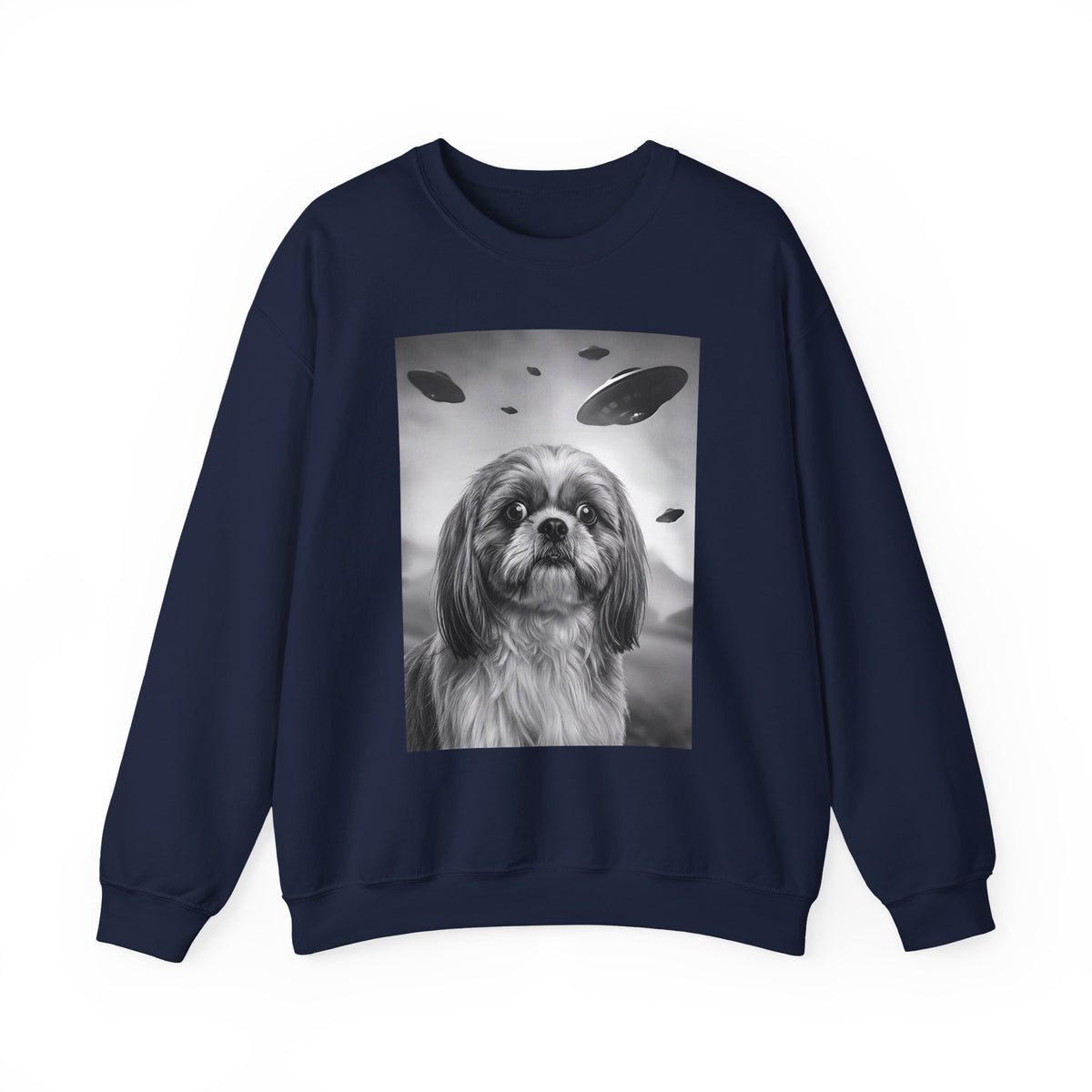 Shih Tzu UFO Crewneck Sweatshirt