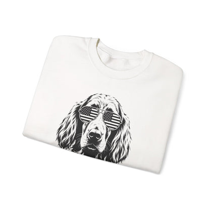 Irish Setter Flag Shades Crewneck Sweatshirt