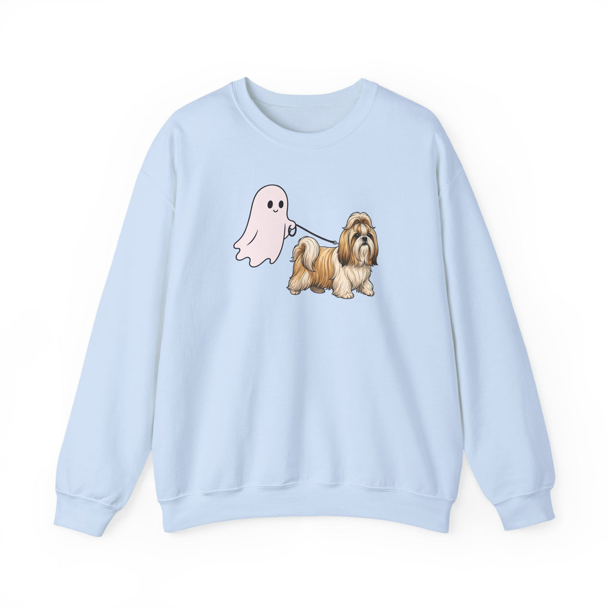 Shih Tzu Ghost Walk Crewneck Sweatshirt