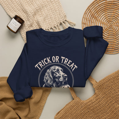 Irish Setter Trick Or Treat Crewneck Sweatshirt