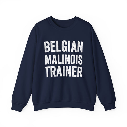 Belgian Malinois Trainer Crewneck Sweatshirt
