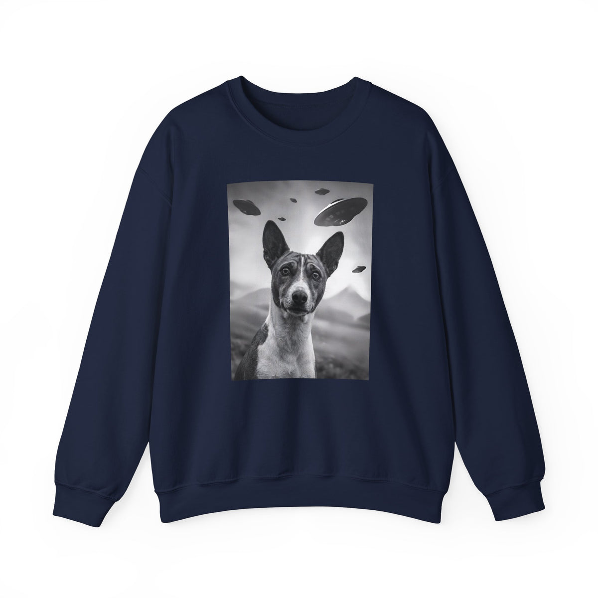 Basenji UFO Crewneck Sweatshirt