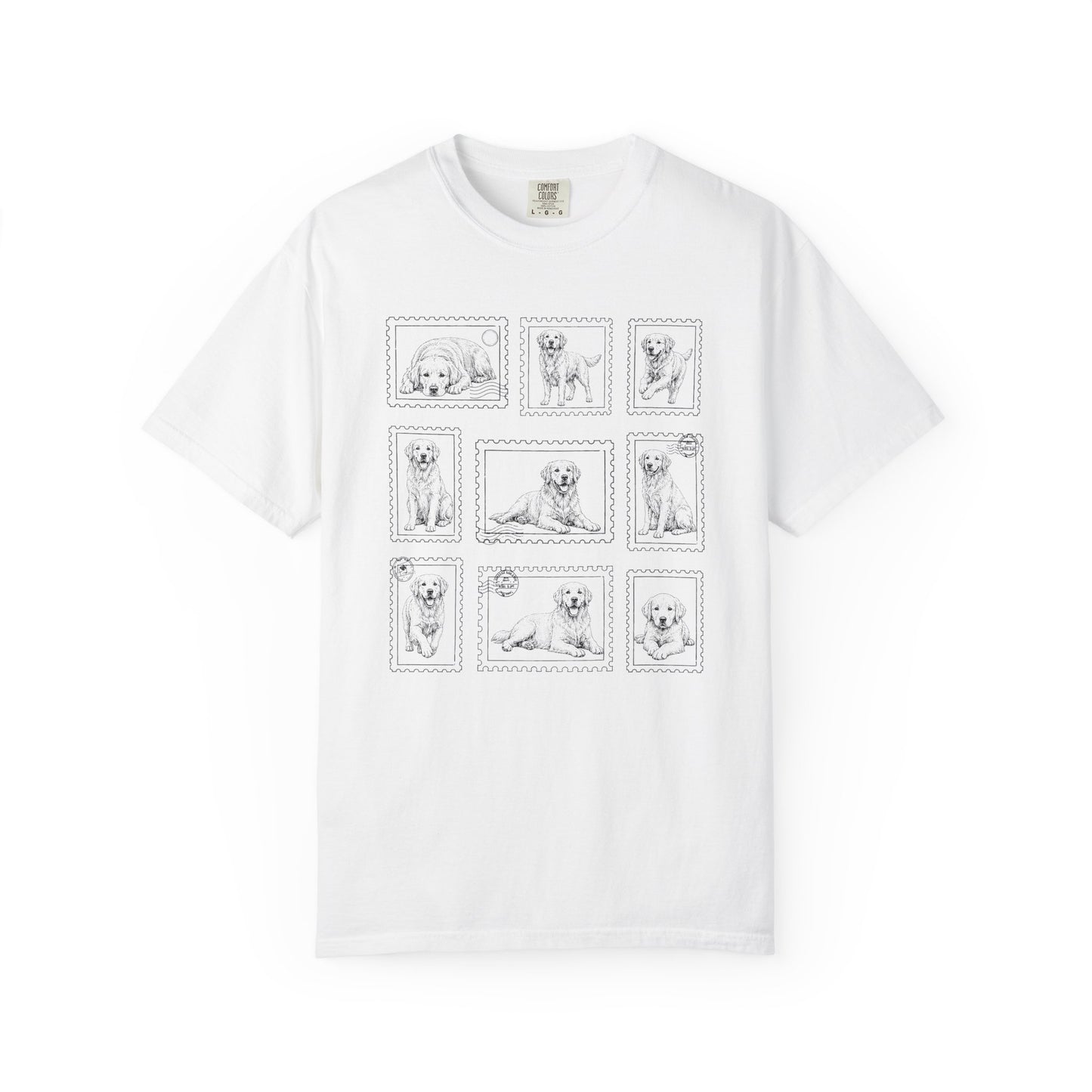 Golden Retriever Stamps Premium Tee