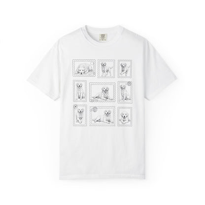 Golden Retriever Stamps Premium Tee