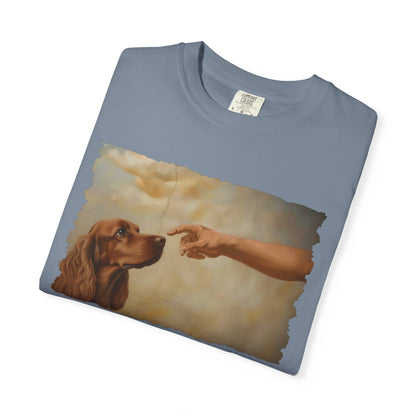 God Creates Red Cocker Spaniel Premium Tee