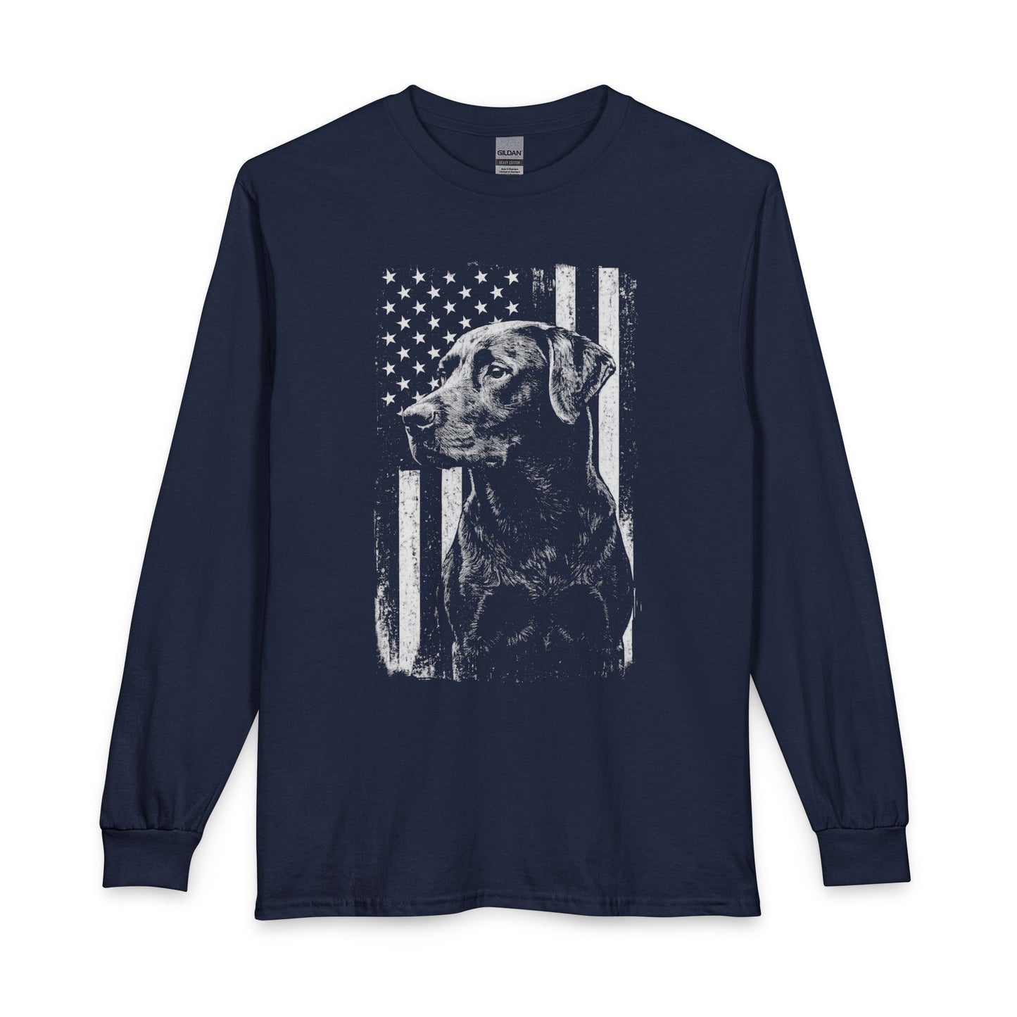 Labrador USA Flag Long Sleeve