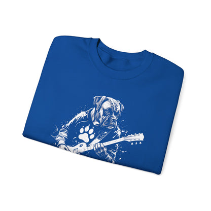 Boxer Guitar Crewneck Sweatshirt