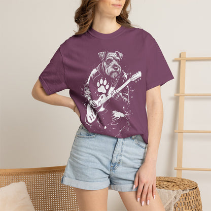 Schnauzer Guitarist Premium Tee