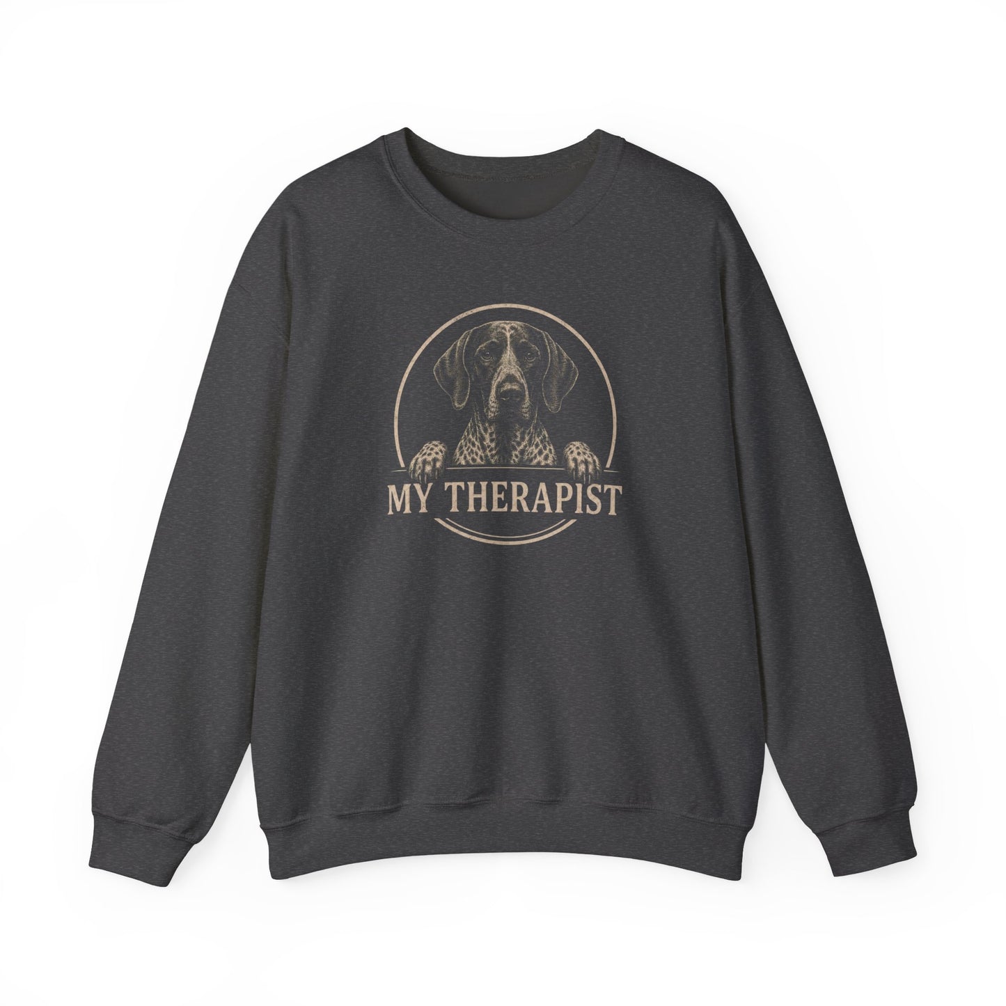 German Shorthaired Pointer Therapist Crewneck Sweatshirt