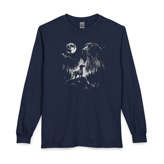 German Shorthaired Pointer Moon Long Sleeve