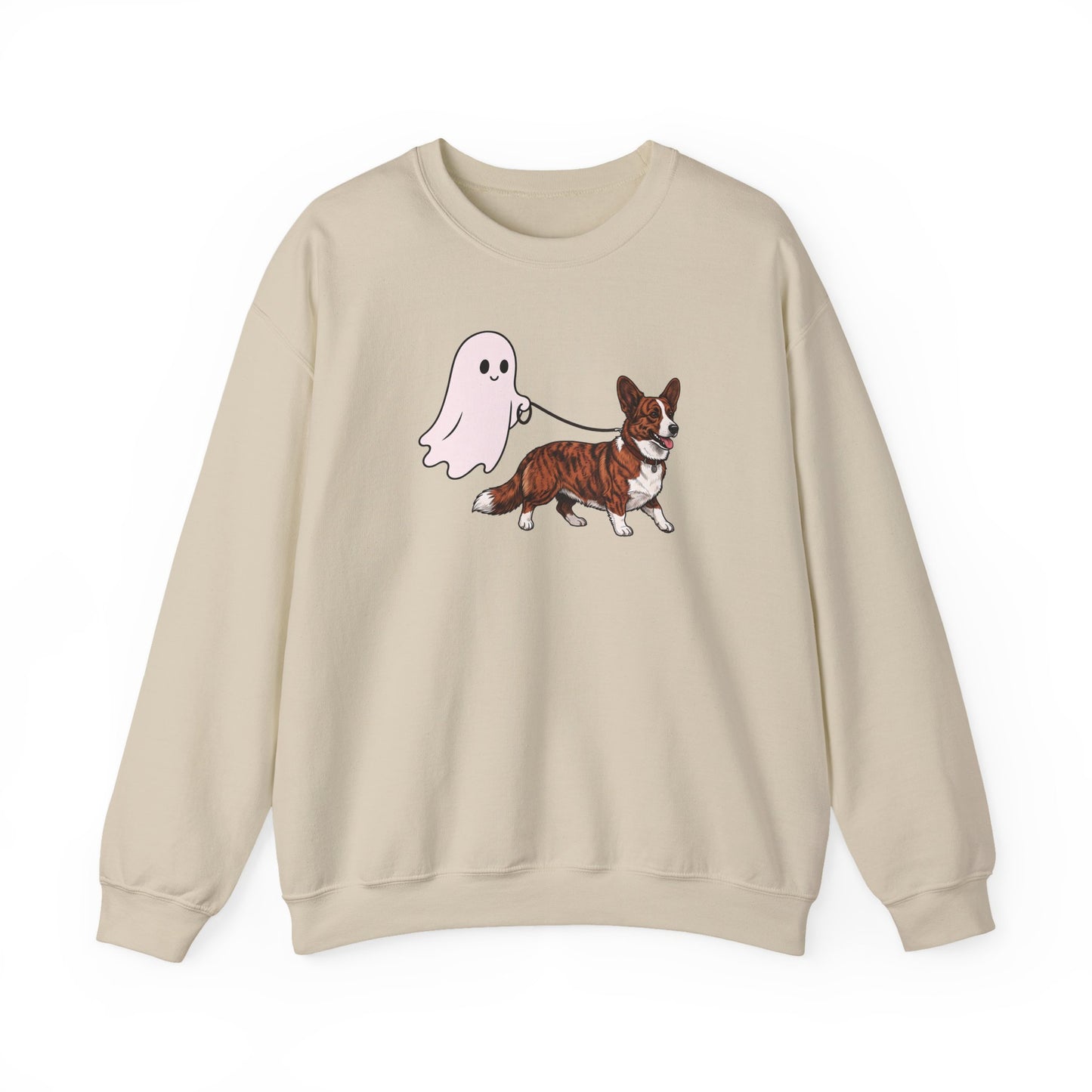 Cardigan Welsh Corgi Red Brindle Halloween Crewneck Sweatshirt