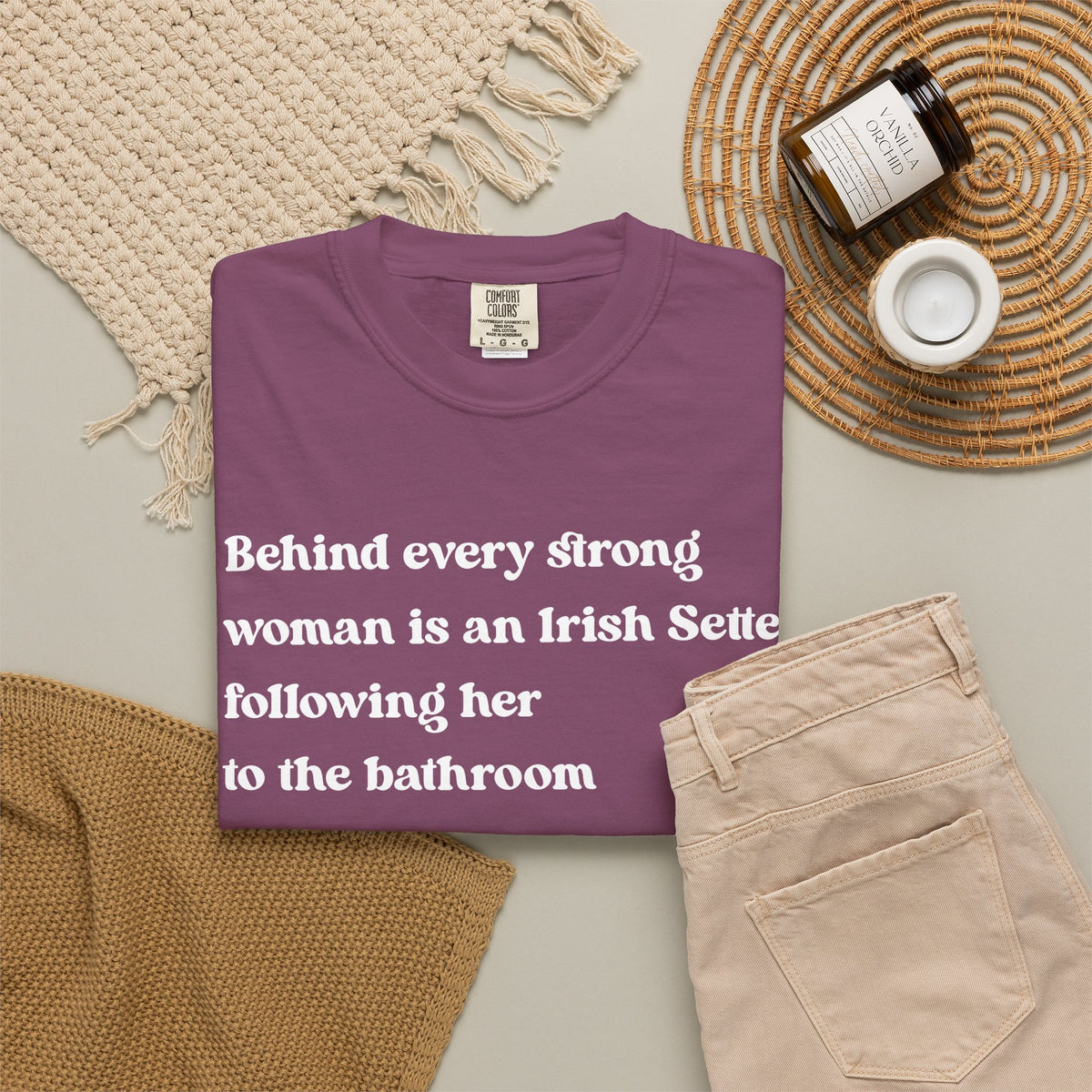 Irish Setter Strong Woman Premium Tee