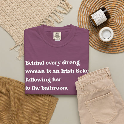 Irish Setter Strong Woman Premium Tee