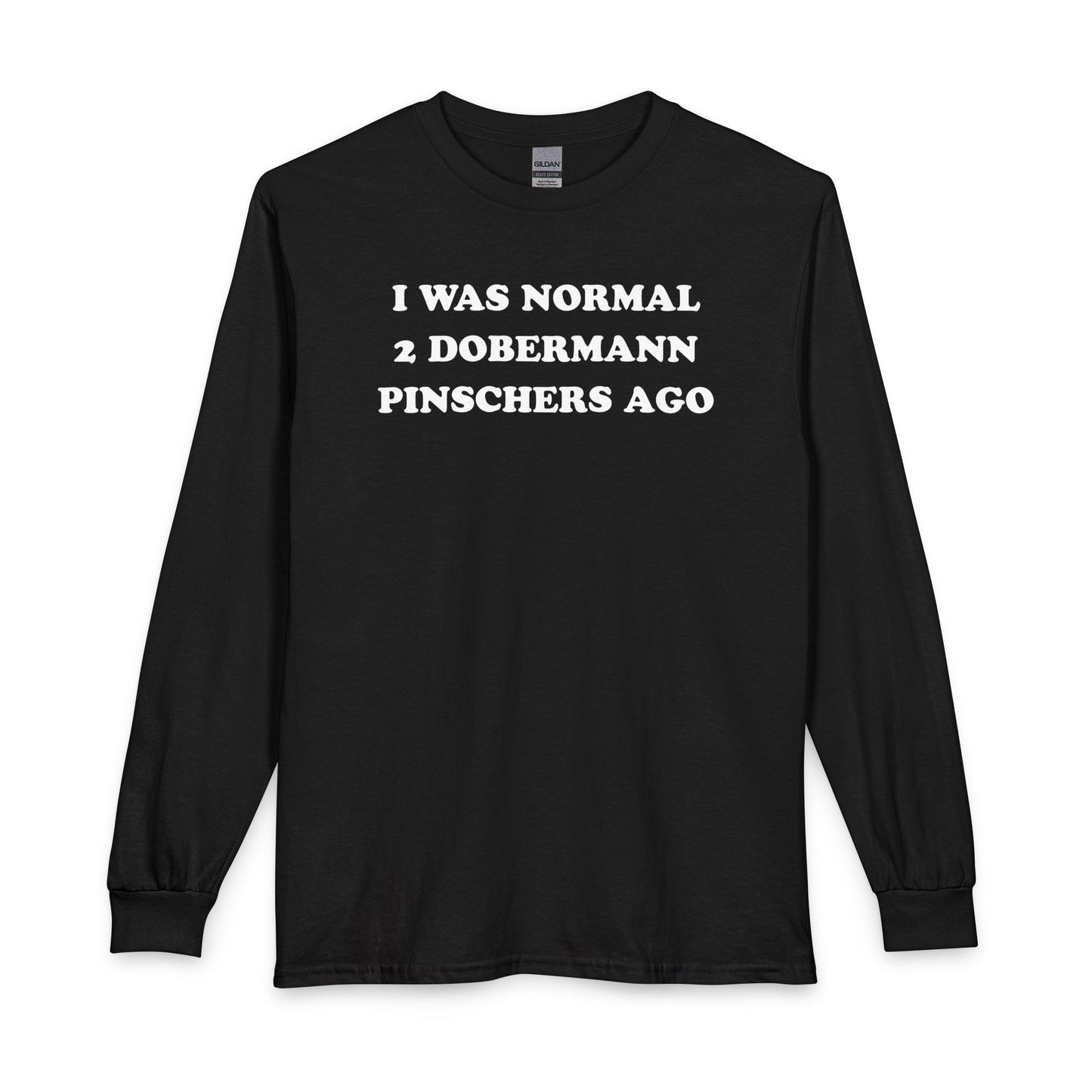 2 Doberman Pinschers Long Sleeve