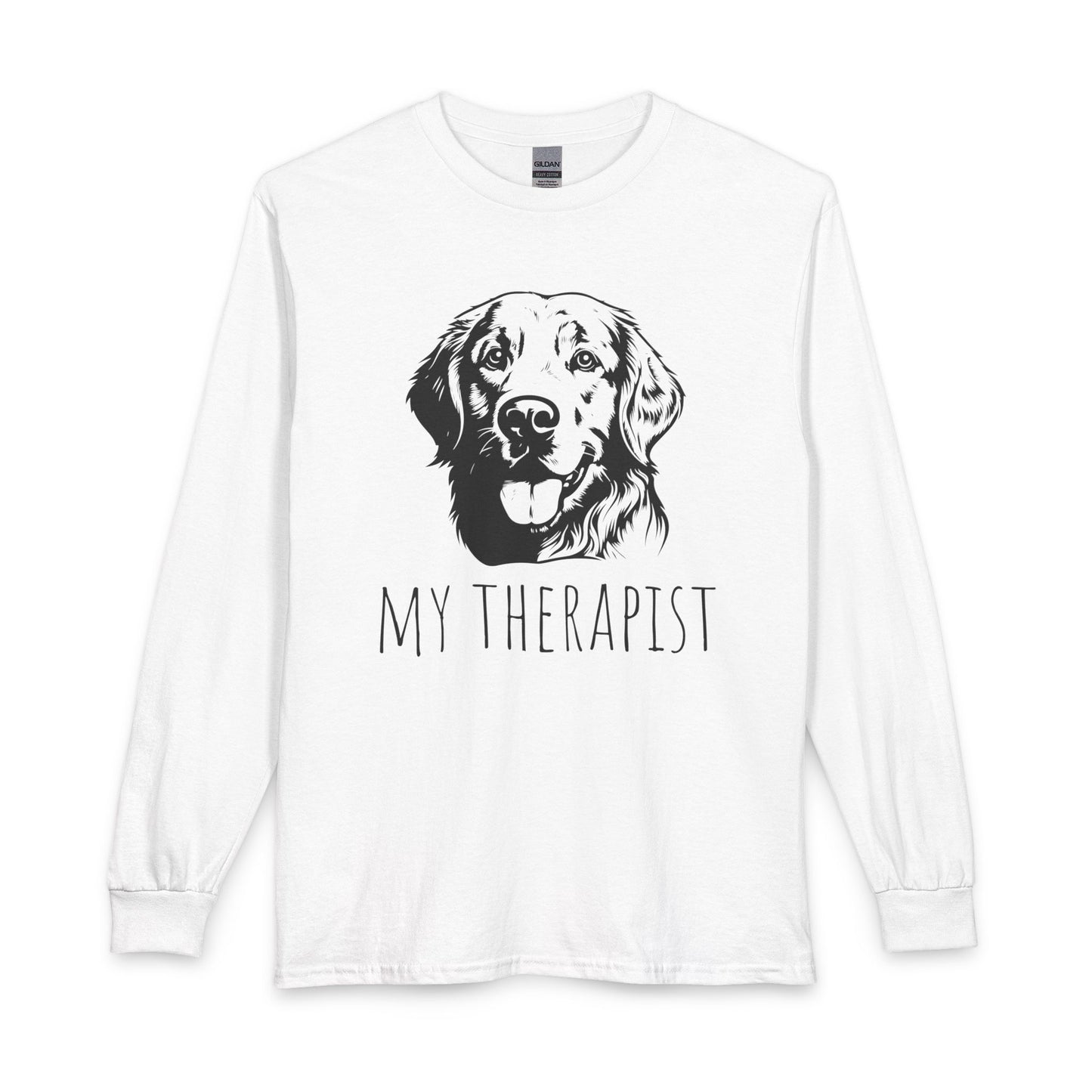 Golden Retriever My Therapist Long Sleeve