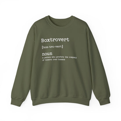 Boxer Boxtrovert Crewneck Sweatshirt