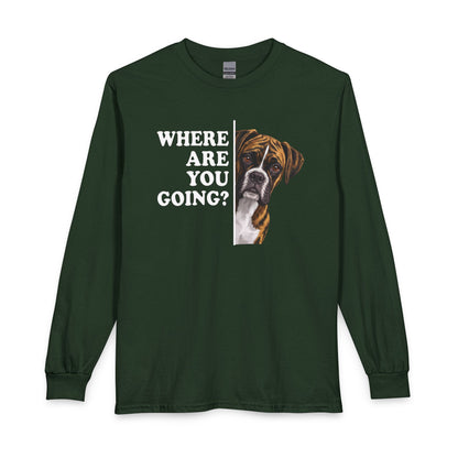 Brindle Boxer Alert Long Sleeve