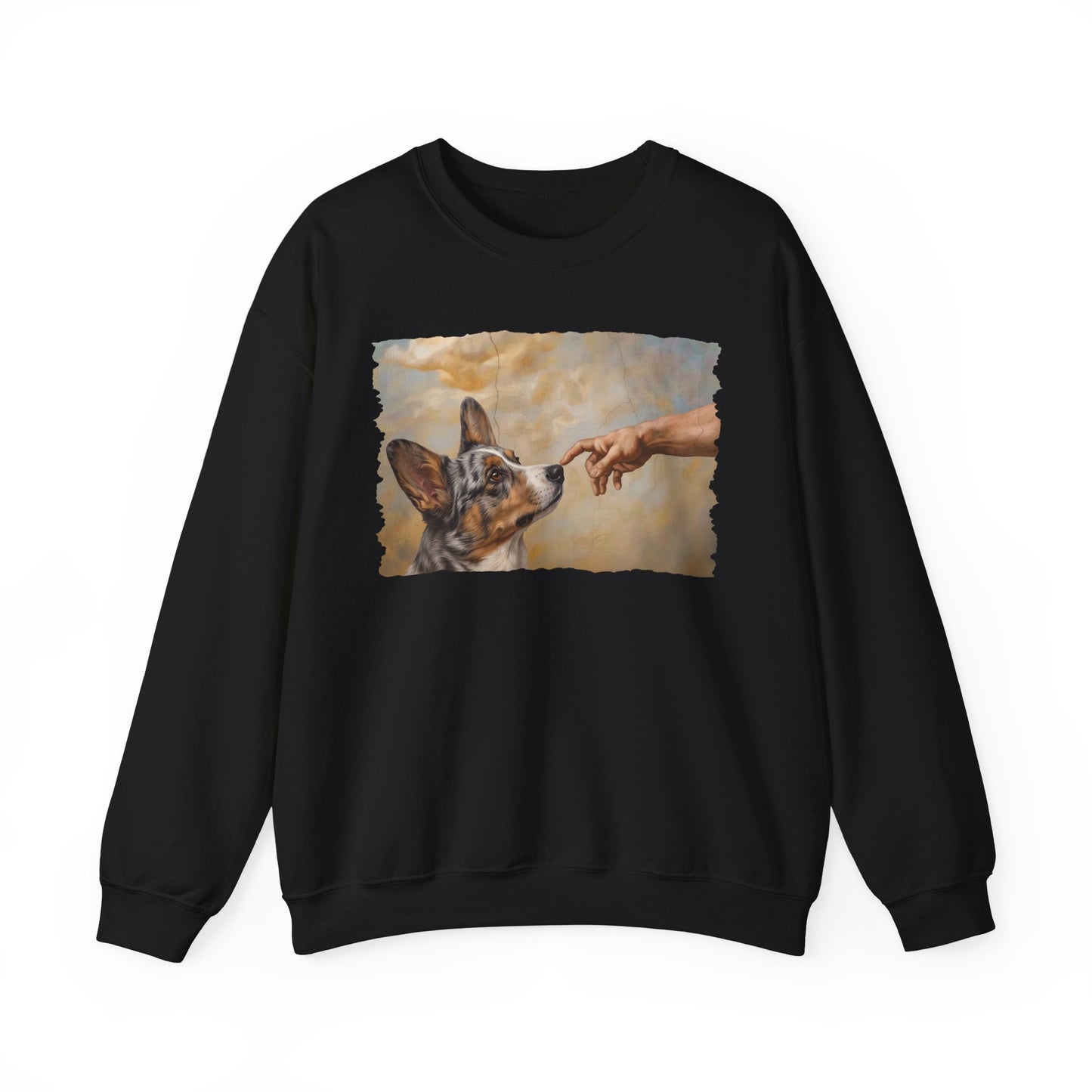 Cardigan Welsh Corgi Blue Merle Creation Crewneck Sweatshirt