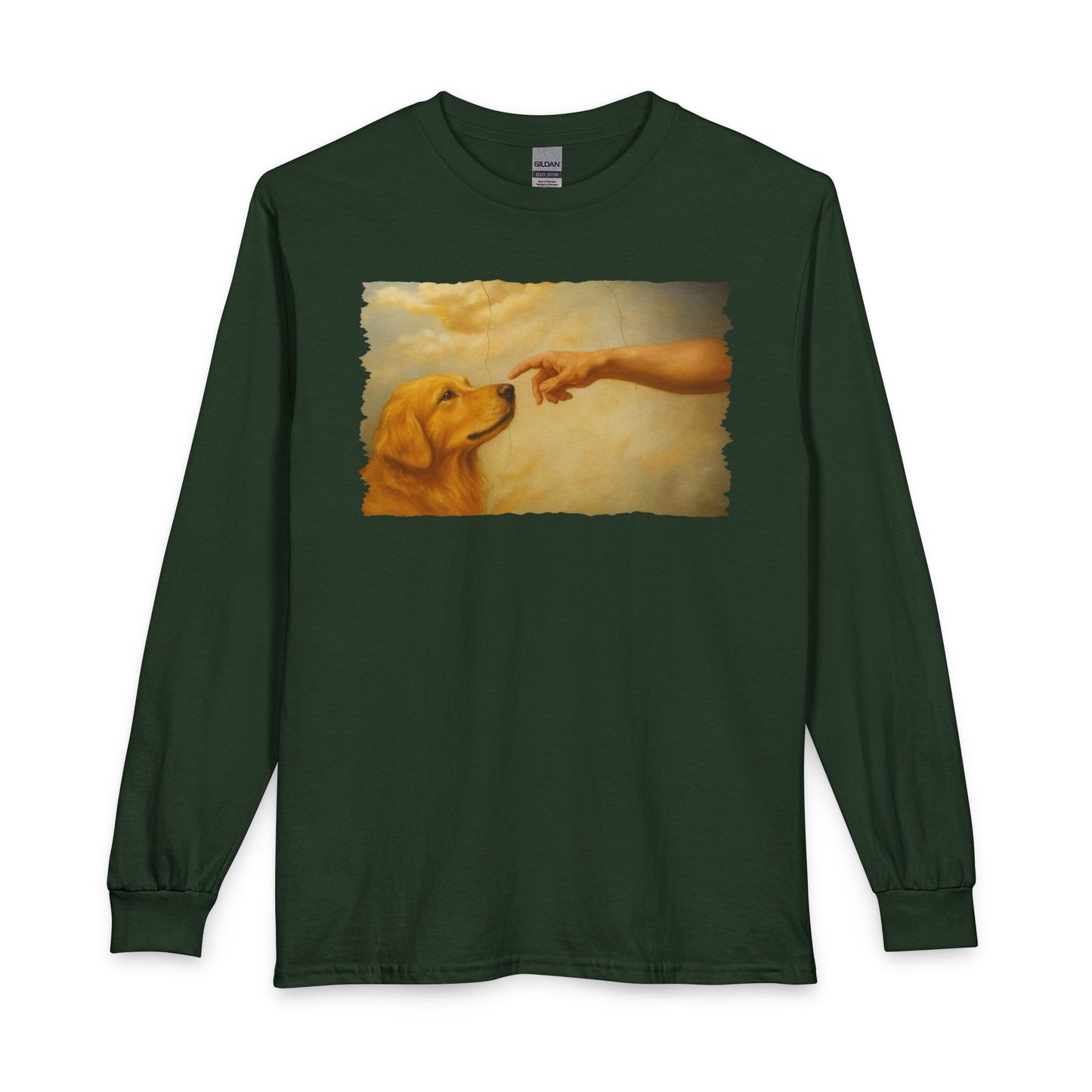 Gods Creates Golden Retriever Long Sleeve